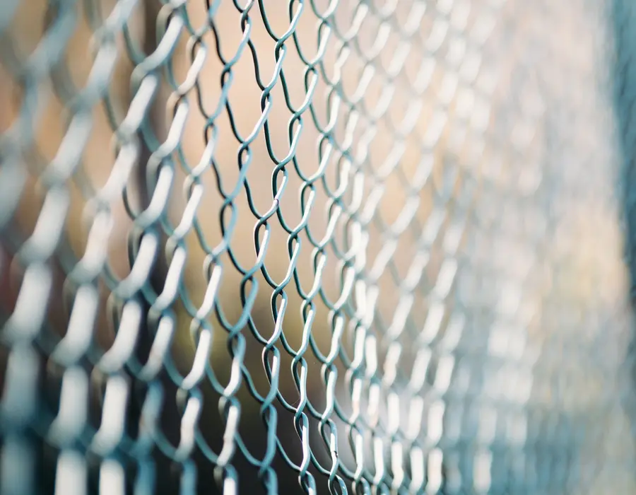 Industrial plant perimeter fencing