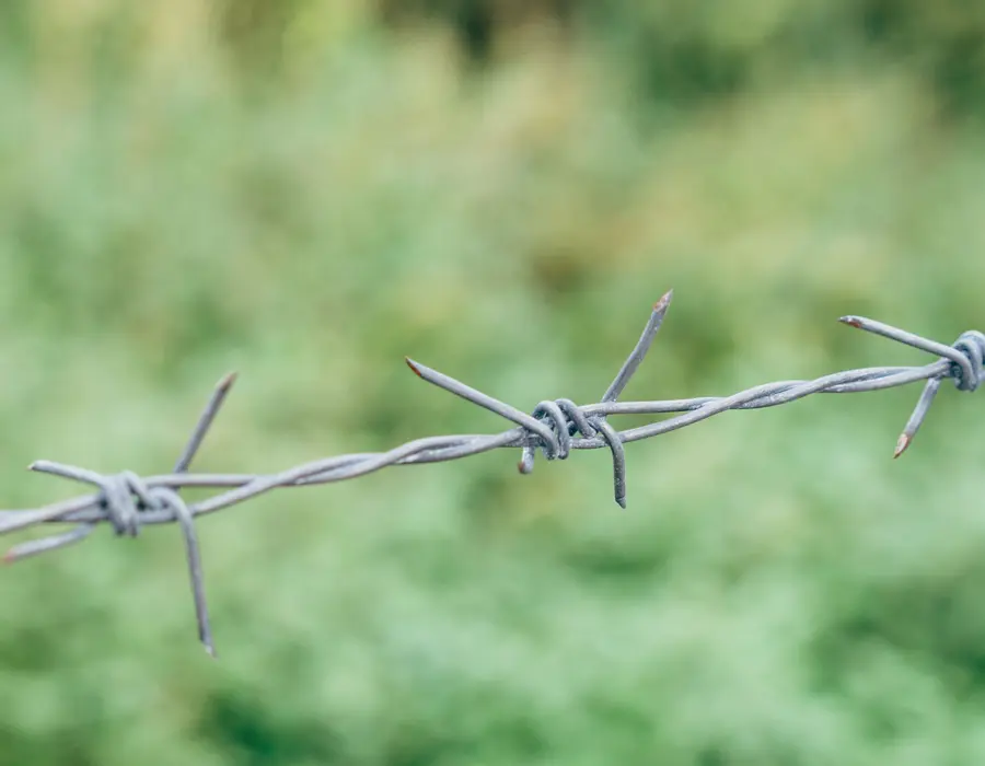 Warehouse compound fencing